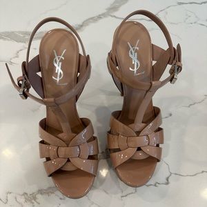 YSL Tribute Sandals. NWT bought during COVID & had a baby so never worn.